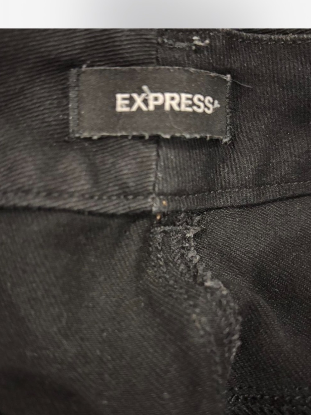 Express Black Super High Rise Ultra Stretch Sculpting Skinny Jeans Size Medium - Picture 5 of 9
